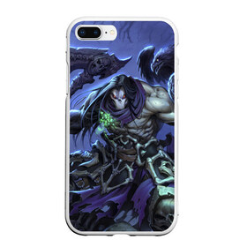 Чехол для iPhone 7Plus/8 Plus матовый с принтом Darksiders II Death Lives в Белгороде, Силикон | Область печати: задняя сторона чехла, без боковых панелей | ад | апокалипсис | война | тьма