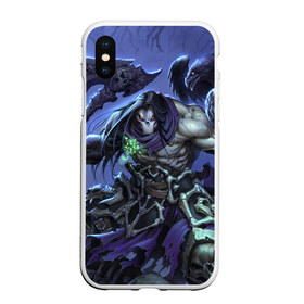 Чехол для iPhone XS Max матовый с принтом Darksiders II Death Lives в Белгороде, Силикон | Область печати: задняя сторона чехла, без боковых панелей | ад | апокалипсис | война | тьма