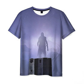 Мужская футболка 3D с принтом DESTINY 2 FORSAKEN в Белгороде, 100% полиэфир | прямой крой, круглый вырез горловины, длина до линии бедер | destiny | dlc | forsaken | герои | дестини