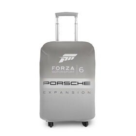Чехол для чемодана 3D с принтом Forza Motorsport 6 в Белгороде, 86% полиэфир, 14% спандекс | двустороннее нанесение принта, прорези для ручек и колес | gear | top | авангард | вип | гонки | машина | офф | порше | сиквел | сила | скорость | спин