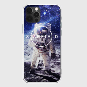 Чехол для iPhone 12 Pro Max с принтом STARFIELD в Белгороде, Силикон |  | 2019 | 2020 | bethesda | logo | space | starfield | звезды | игра | космонавт | космос | логотип | старфиелд