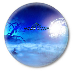 Значок с принтом WARFRAME в Белгороде,  металл | круглая форма, металлическая застежка в виде булавки | 2019 | fortuna | stalker | warframe | варфрейм | сталкер | тэнно