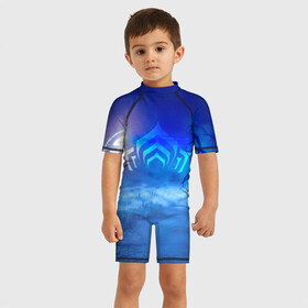 Детский купальный костюм 3D с принтом WARFRAME  в Белгороде, Полиэстер 85%, Спандекс 15% | застежка на молнии на спине | 2019 | fortuna | stalker | warframe | варфрейм | сталкер | тэнно