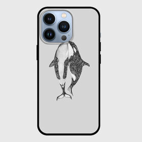Чехол для iPhone 13 Pro с принтом Киты в Белгороде,  |  | арт | касатка | касатки | кит | море | океан | рисунок | узор