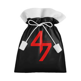 Подарочный 3D мешок с принтом AGENT 47 HITMAN (НА СПИНЕ) в Белгороде, 100% полиэстер | Размер: 29*39 см | agent 47 | агент 47 | хитман