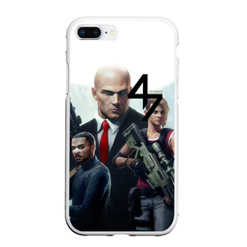 Чехол для iPhone 7Plus/8 Plus матовый с принтом AGENT 47 HITMAN в Белгороде, Силикон | Область печати: задняя сторона чехла, без боковых панелей | agent 47 | агент 47 | хитман