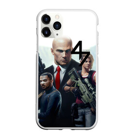 Чехол для iPhone 11 Pro Max матовый с принтом AGENT 47 HITMAN в Белгороде, Силикон |  | agent 47 | агент 47 | хитман