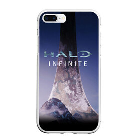 Чехол для iPhone 7Plus/8 Plus матовый с принтом HALO INFINITE в Белгороде, Силикон | Область печати: задняя сторона чехла, без боковых панелей | master chief | инфинит | мастер чиф | хало