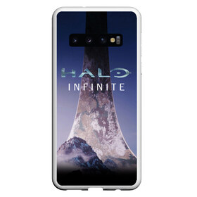 Чехол для Samsung Galaxy S10 с принтом HALO INFINITE в Белгороде, Силикон | Область печати: задняя сторона чехла, без боковых панелей | master chief | инфинит | мастер чиф | хало