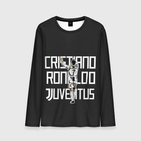 Мужской лонгслив 3D с принтом Cristiano Ronaldo. Juventus в Белгороде, 100% полиэстер | длинные рукава, круглый вырез горловины, полуприлегающий силуэт | 7 | champion | cr7 | cristiano | footballer | forward | juventus | portugal | ronaldo | крис | криштиану | португалия | реал | рон | роналду | ронни | форвард | футболист | чемпион | ювентус