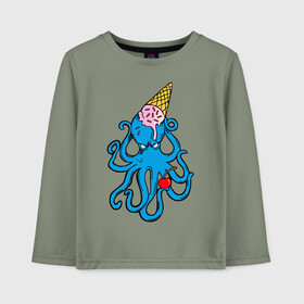 Детский лонгслив хлопок с принтом Mark Blink 182 в Белгороде, 100% хлопок | круглый вырез горловины, полуприлегающий силуэт, длина до линии бедер | mark hoppus | octopus | марк хоппус | осьминог