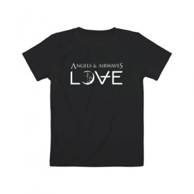 Детская футболка хлопок с принтом Love AVA в Белгороде, 100% хлопок | круглый вырез горловины, полуприлегающий силуэт, длина до линии бедер | angels and airwaves | ava | love | tom delonge | том делонг