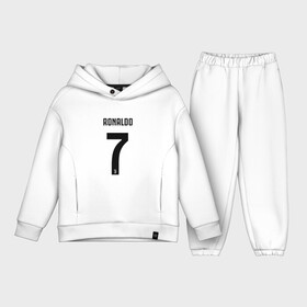 Детский костюм хлопок Oversize с принтом RONALDO JUVE SPORT в Белгороде,  |  | club | cr7 | fc | football | ronaldo | sport | криштиану роналду | роналдо | спорт | фк | форма | футбольный клуб | ювентус