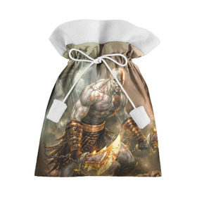 Подарочный 3D мешок с принтом God of War в Белгороде, 100% полиэстер | Размер: 29*39 см | atreus | god of war | god of war 4 | gow | kratos | ps4 | атрей | бог войны | гов | зы4 | кратос | левиафан | мальчик | мимир | мировой змей | пиратs | руны | эксклюзив
