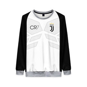 Женский свитшот 3D с принтом RONALDO JUVE SPORT в Белгороде, 100% полиэстер с мягким внутренним слоем | круглый вырез горловины, мягкая резинка на манжетах и поясе, свободная посадка по фигуре | cr7 | fc juventus | football | juve | juventus | ronaldo | sport | роналдо | спорт | футбол | ювентус