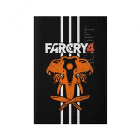 Обложка для паспорта матовая кожа с принтом Far Cry 4 в Белгороде, натуральная матовая кожа | размер 19,3 х 13,7 см; прозрачные пластиковые крепления | action | far cry 4 | армия | гималаи | гирокоптер | мин | мир | открытый | франшиза | ховеркрафт | шутер