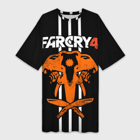 Платье-футболка 3D с принтом Far Cry 4 в Белгороде,  |  | action | far cry 4 | армия | гималаи | гирокоптер | мин | мир | открытый | франшиза | ховеркрафт | шутер