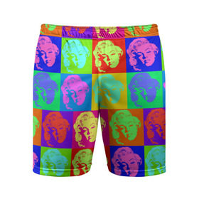 Мужские шорты 3D спортивные с принтом pop-art Marilyn Monroe в Белгороде,  |  | marilyn monroe | pop art | мэрилин монро | поп арт