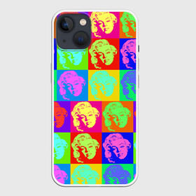 Чехол для iPhone 13 с принтом pop art Marilyn Monroe в Белгороде,  |  | marilyn monroe | pop art | мэрилин монро | поп арт