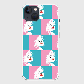 Чехол для iPhone 13 с принтом Marilyn Monroe в Белгороде,  |  | marilyn monroe | pop art | мэрилин монро | поп арт