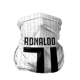 Бандана-труба 3D с принтом RONALDO JUVE SPORT в Белгороде, 100% полиэстер, ткань с особыми свойствами — Activecool | плотность 150‒180 г/м2; хорошо тянется, но сохраняет форму | Тематика изображения на принте: 