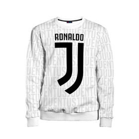 Детский свитшот 3D с принтом RONALDO JUVE SPORT в Белгороде, 100% полиэстер | свободная посадка, прямой крой, мягкая тканевая резинка на рукавах и понизу свитшота | 