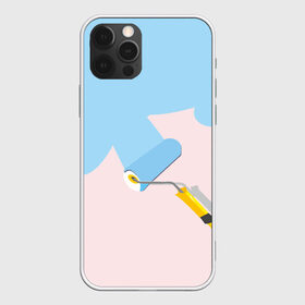Чехол для iPhone 12 Pro Max с принтом Больше красок в Белгороде, Силикон |  | валик | дизайнер | краска | краски | креатив | креативный дизайн | маляр | прикол | пятно | розовый | сочный | тренд | цвет | яркость