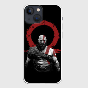 Чехол для iPhone 13 mini с принтом God of War 4 в Белгороде,  |  | atreus | god of war | god of war 4 | gow | kratos | ps4 | атрей | бог войны | гов | зы4 | кратос | левиафан | мальчик | мимир | мировой змей | пиратs | руны | эксклюзив