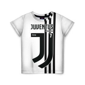 Детская футболка 3D с принтом Personal form Ronaldo в Белгороде, 100% гипоаллергенный полиэфир | прямой крой, круглый вырез горловины, длина до линии бедер, чуть спущенное плечо, ткань немного тянется | 7 | cristiano | jeep | juventus | ronaldo | италия | криштиану | роналду | футбол | ювентус