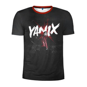 Мужская футболка 3D спортивная с принтом YANIX в Белгороде, 100% полиэстер с улучшенными характеристиками | приталенный силуэт, круглая горловина, широкие плечи, сужается к линии бедра | 