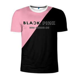 Мужская футболка 3D спортивная с принтом DDU-DU DDU-DU BlackPink в Белгороде, 100% полиэстер с улучшенными характеристиками | приталенный силуэт, круглая горловина, широкие плечи, сужается к линии бедра | blackpink | ddu du ddu du | k pop | блекпинк | дду ду дду ду | дженни | джису | лисы | розэ