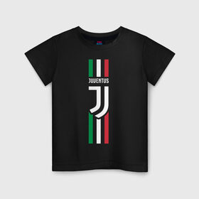 Детская футболка хлопок с принтом Juventus Italy в Белгороде, 100% хлопок | круглый вырез горловины, полуприлегающий силуэт, длина до линии бедер | Тематика изображения на принте: cristiano | juve | италия | криштиану | роналдо | роналду | юве | ювентус