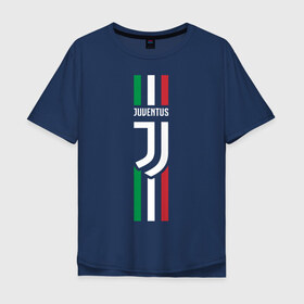 Мужская футболка хлопок Oversize с принтом Juventus Italy в Белгороде, 100% хлопок | свободный крой, круглый ворот, “спинка” длиннее передней части | cristiano | juve | италия | криштиану | роналдо | роналду | юве | ювентус