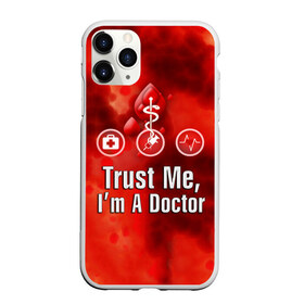 Чехол для iPhone 11 Pro матовый с принтом Доктор в Белгороде, Силикон |  | Тематика изображения на принте: верь мне | врач | кровь | пятна | я доктор