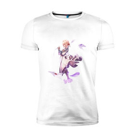Мужская футболка премиум с принтом Violet Evergarden в Белгороде, 92% хлопок, 8% лайкра | приталенный силуэт, круглый вырез ворота, длина до линии бедра, короткий рукав | violet evergarden | вайолет эвергарден