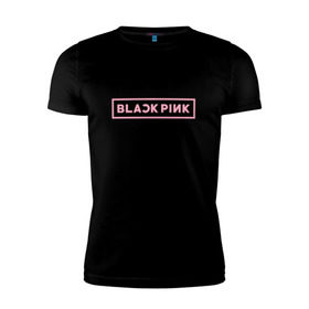 Мужская футболка премиум с принтом BlackPink в Белгороде, 92% хлопок, 8% лайкра | приталенный силуэт, круглый вырез ворота, длина до линии бедра, короткий рукав | Тематика изображения на принте: 