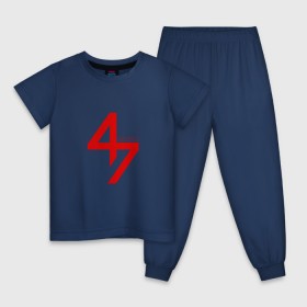 Детская пижама хлопок с принтом AGENT 47 HITMAN в Белгороде, 100% хлопок |  брюки и футболка прямого кроя, без карманов, на брюках мягкая резинка на поясе и по низу штанин
 | 47agent 47 | game | hitman | killer | logo | stels action | агент 47 | игра | логотип | стелс экшн | хитман