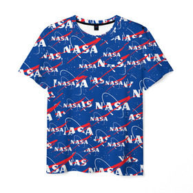 Мужская футболка 3D с принтом NASA pop art в Белгороде, 100% полиэфир | прямой крой, круглый вырез горловины, длина до линии бедер | Тематика изображения на принте: shuttle | space | аполлон | галактика | джемини | космонав | космос | наса | скайлэб | сша | шаттл nasa