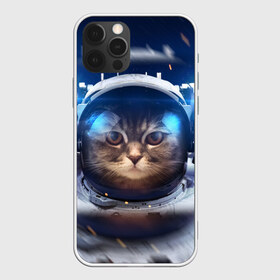 Чехол для iPhone 12 Pro Max с принтом КОТ АСТРОНАВТ в Белгороде, Силикон |  | astronaut | cat | space | животные | космос | кот | кот астронавт