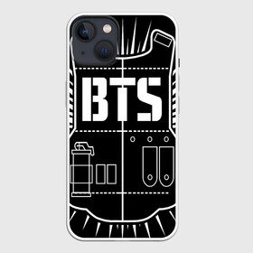 Чехол для iPhone 13 с принтом BTS ARMY в Белгороде,  |  | bts | j hope | jimin | jin | jungkook | k pop | rap monster | rapmon | suga | v | бтс | группа | корея