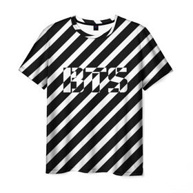 Мужская футболка 3D с принтом BTS в Белгороде, 100% полиэфир | прямой крой, круглый вырез горловины, длина до линии бедер | bts | bts army | j hope | jimin | jin | jungkook | k pop | rap monster | rapmon | suga | v | бтс | группа | корея