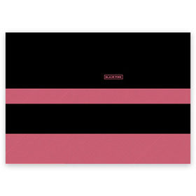 Поздравительная открытка с принтом BlackPink 96 JENNIE в Белгороде, 100% бумага | плотность бумаги 280 г/м2, матовая, на обратной стороне линовка и место для марки
 | 96 jennie | black  pink | blackpink | jennie | jisoo | k pop | lalisa | группа | к поп | корейская группа | розовый | черный