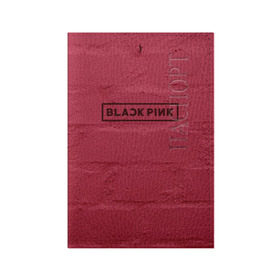 Обложка для паспорта матовая кожа с принтом BlackPink wall в Белгороде, натуральная матовая кожа | размер 19,3 х 13,7 см; прозрачные пластиковые крепления | Тематика изображения на принте: black  pink | blackpink | jennie | jisoo | k pop | lalisa | группа | к поп | корейская группа | розовый | черный