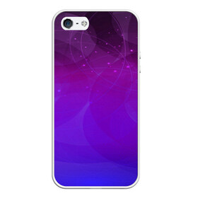 Чехол для iPhone 5/5S матовый с принтом ABSTRACT PURPLE в Белгороде, Силикон | Область печати: задняя сторона чехла, без боковых панелей | abstract | geometry | абстракция | геометрия | градиент | линии