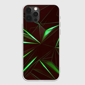 Чехол для iPhone 12 Pro Max с принтом STRIPES GREEN 3D в Белгороде, Силикон |  | abstract | geometry | абстракция | геометрия | градиент | линии