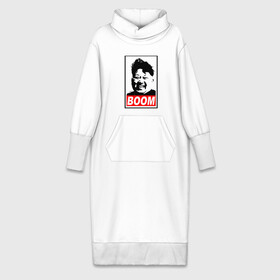 Платье удлиненное хлопок с принтом BOOM КИМ ЧЕН ЫН в Белгороде,  |  | boom | kim chen eun | mems | ким чен ын | кнр | мемы | северная корея | ядерные ракеты
