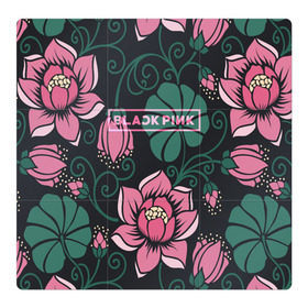 Магнитный плакат 3Х3 с принтом BlackPink в Белгороде, Полимерный материал с магнитным слоем | 9 деталей размером 9*9 см | black  pink | blackpink | jennie | jisoo | k pop | lalisa | группа | к поп | корейская группа | розовый | черный