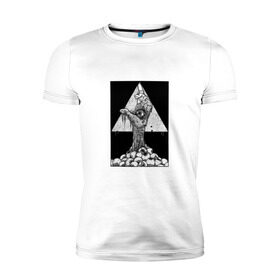 Мужская футболка премиум с принтом Всевидящее око в Белгороде, 92% хлопок, 8% лайкра | приталенный силуэт, круглый вырез ворота, длина до линии бедра, короткий рукав | eye | freemasonry | illuminati | secret | see | society | всевидящее | заговор | иллюминаты | ложа | масонская | масонство | общество | око | пирамида | просвещённые | тайное | теория