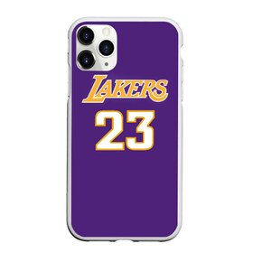 Чехол для iPhone 11 Pro матовый с принтом Lakers в Белгороде, Силикон |  | 