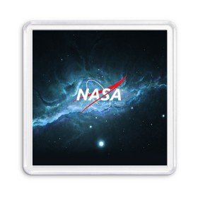 Магнит 55*55 с принтом NASA в Белгороде, Пластик | Размер: 65*65 мм; Размер печати: 55*55 мм | galaxy | nasa | planet | star | астрономия | галактика | звезды | космос | надписи | наса | планета